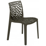 GRUVYER καρέκλα polypropylene higlopp ΜΟΚΑ, 53x54x81